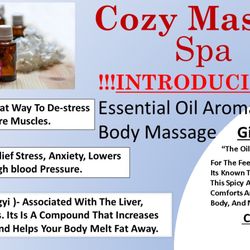 Cozy Massage - AROMA THERAPY IS NOW AVAILABLE!!!!!!