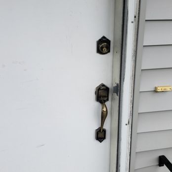 Regality L&S Enterprises - Fresh installation dead bolt, to accommodate this beautiful lock! - Keys & Locksmiths Near Me - Terryville, Connecticut Regality L&S Enterprises - Fresh installation dead bolt, to accommodate this beautiful lock! - Keys & Locksmiths Near Me - Terryville, Connecticut