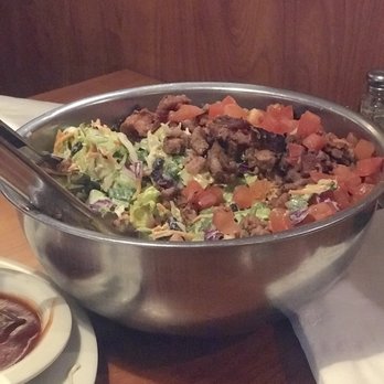 Stonefire Grill - Medium tri tip salad (yes that's a mixing bowl size) enough to feed 4-5 people. - American Near Me - Pasadena, California Stonefire Grill - Medium tri tip salad (yes that's a mixing bowl size) enough to feed 4-5 people. - American Near Me - Pasadena, California