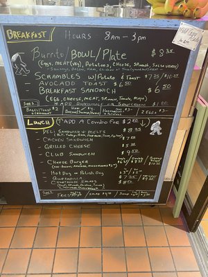 Menu photo 3 Sasquatch Coffee House San Luis Obispo, CA