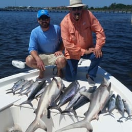 Captian Kenny took us out for only 4 hours today. Over twenty hook ups lost, just too big to handle. Our 5th outing with Captian Kenny. Captian Kenny took us out for only 4 hours today. Over twenty hook ups lost, just too big to handle. Our 5th outing with Captian Kenny.