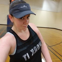 In the winter months we train inside