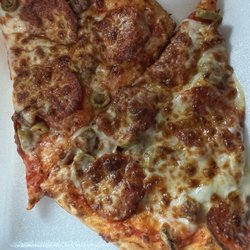 Two slices with three toppings in this lunch special