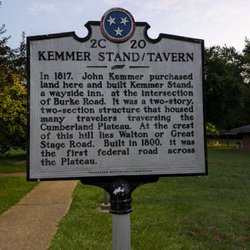 Kemmer Stand / Tavern Historical Marker - Kemmer Stand / Tavern Historical Marker, Crossville