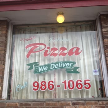Frank's Pizzeria - a sign in the window of a restaurant - Pizza Near Me - Warwick, New York Frank's Pizzeria - a sign in the window of a restaurant - Pizza Near Me - Warwick, New York