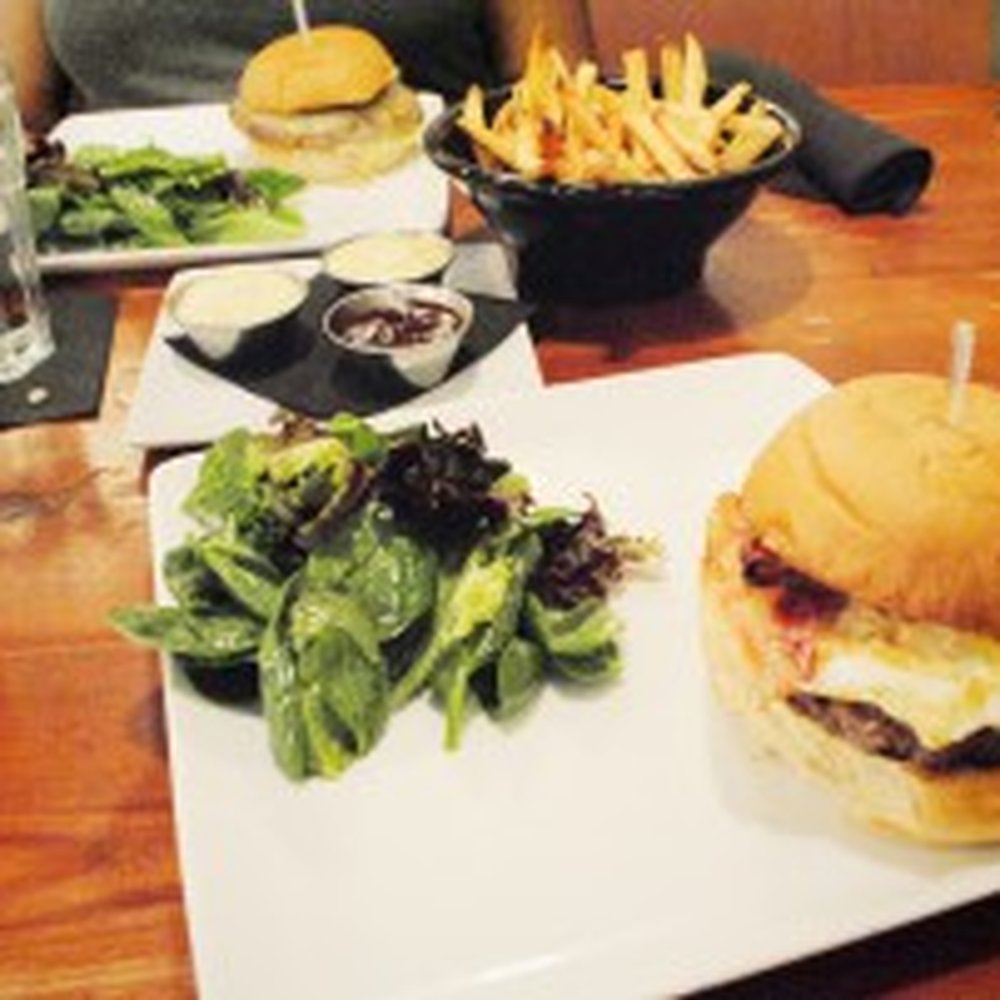 Burger Bach - Hangover Burger w/ greens - Burgers Near Me - Richmond, Virginia Burger Bach - Hangover Burger w/ greens - Burgers Near Me - Richmond, Virginia