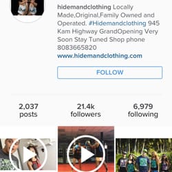 Hi Demand Clothing - IG post