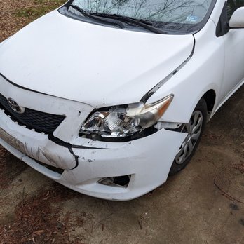 Seminary Auto Body - My front end bumper immediately after the accident - Auto Repair Near Me - Alexandria, Virginia Seminary Auto Body - My front end bumper immediately after the accident - Auto Repair Near Me - Alexandria, Virginia