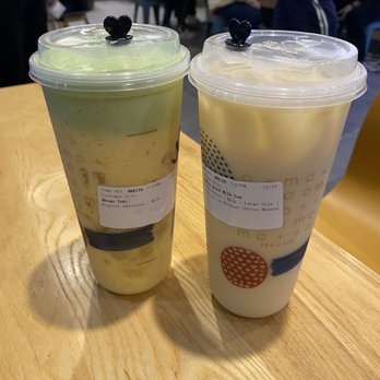 Motto Tea Cafe - Mango Yuki and Jasmine Green Milk Tea - Bubble Tea Near Me - San Gabriel, California Motto Tea Cafe - Mango Yuki and Jasmine Green Milk Tea - Bubble Tea Near Me - San Gabriel, California
