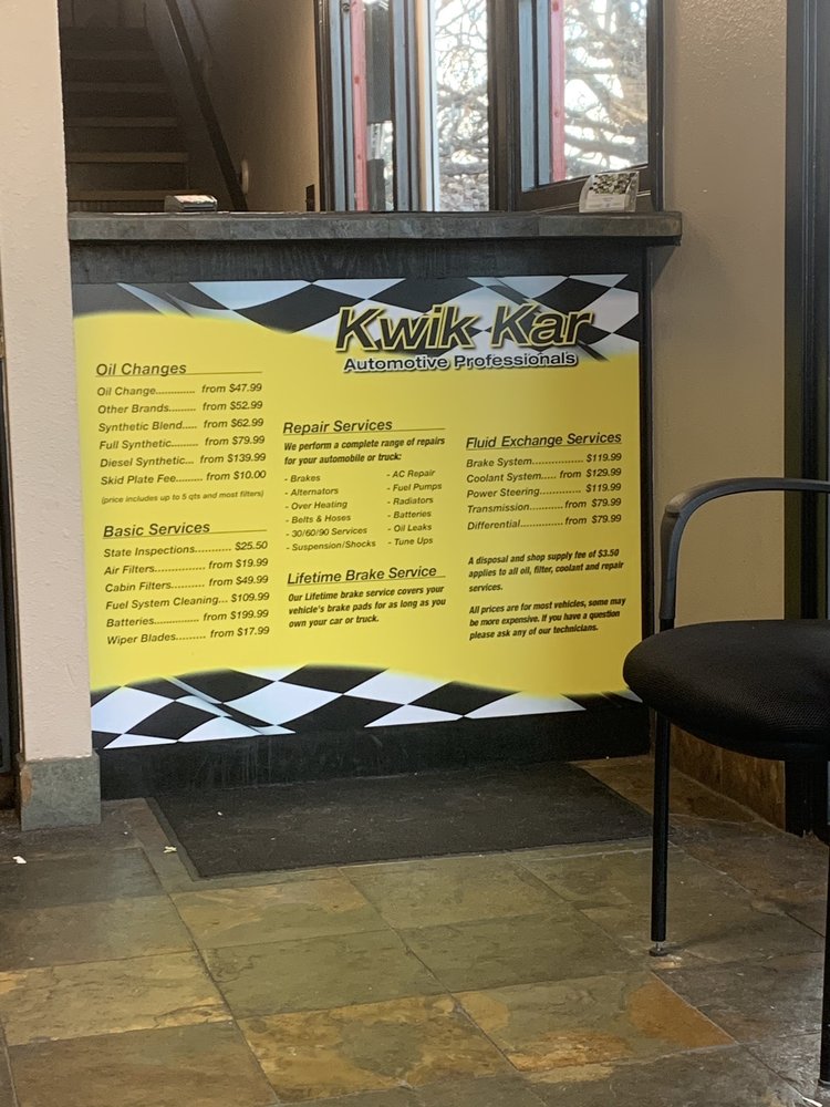 KWIK KAR LUBE & TUNE OF GRAPEVINE Updated September 2024 52 Reviews