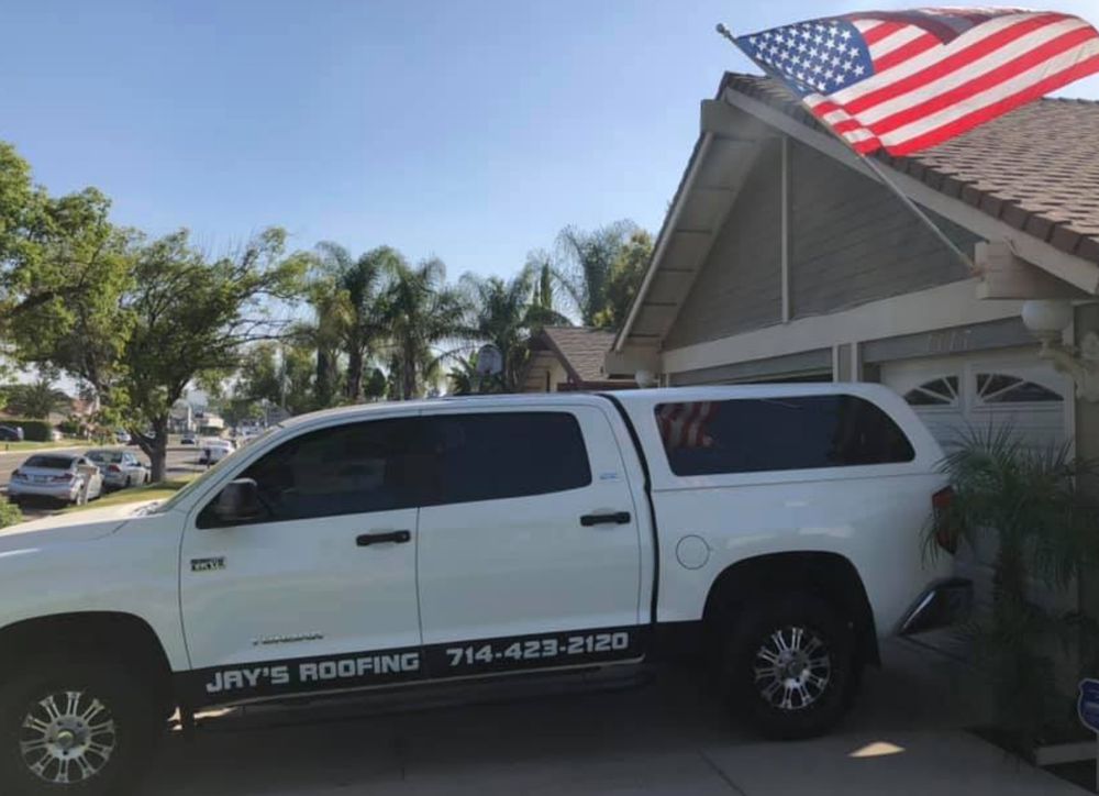 Slide of Jay's Roofing