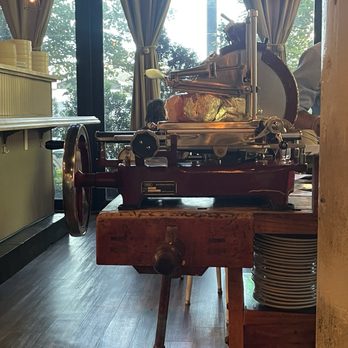 Osteria - hand cut prosciutto slicer, was so cool watching them slice it up!! - Italian Near Me - Philadelphia, Pennsylvania Osteria - hand cut prosciutto slicer, was so cool watching them slice it up!! - Italian Near Me - Philadelphia, Pennsylvania