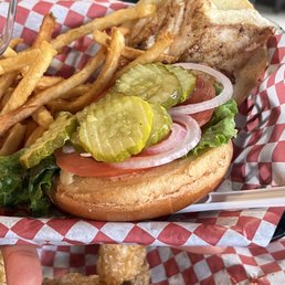 Blackened Grouper Sandwich