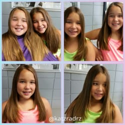 Kat Trujillo at Mr & Ms Hair Fashions - Twins got their birthday haircuts!