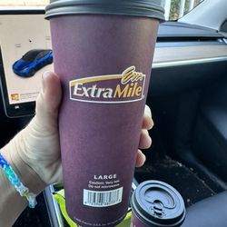 Chevron - 2 coffees for $3.98 total! And it's fresh, hot and made by people with wonderful energy!