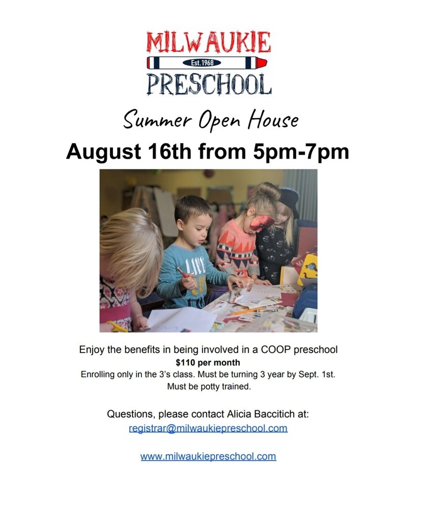 Milwaukie Preschool - childcare center in Milwaukie, OR