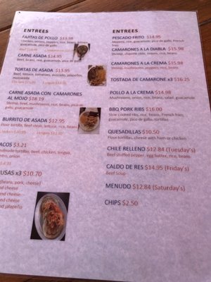 Menu photo 2 El Niño Ketchum, ID