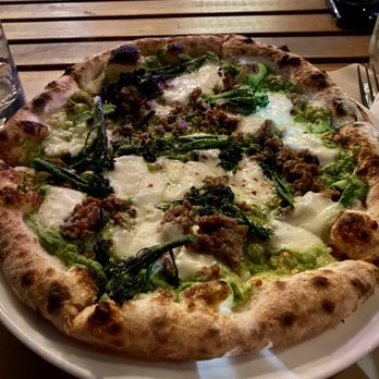 Barbalu Bklyn - Broccolini and Salsiccia Pizza - Italian Near Me - Brooklyn, New York