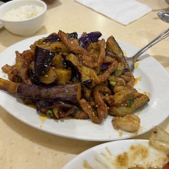 May Mei Restaurant - Saute'd shredded chicken and eggplant - Chinese Near Me - Arcadia, California May Mei Restaurant - Saute'd shredded chicken and eggplant - Chinese Near Me - Arcadia, California