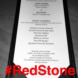 Redstone American Grill - Thank-You #RedStone!! Yay a new Resturant is opening tomorrow at #BWC so they are training employees and we get to eat for #FREE!