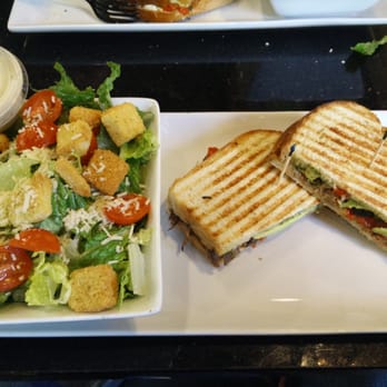 Healthy Eats - Tri-tip pesto with a side of caesar salad - Sandwiches Near Me - Monrovia, California Healthy Eats - Tri-tip pesto with a side of caesar salad - Sandwiches Near Me - Monrovia, California