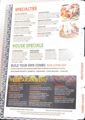 Menu photo 6 Alchile Mexican Grill Ridgeland, SC Menu photo 6 Alchile Mexican Grill Ridgeland, SC