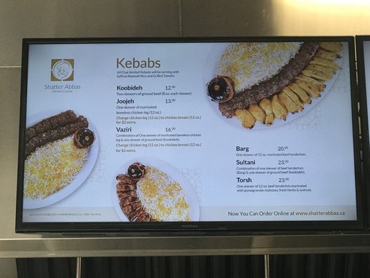 Menu photo 3 Shater Abbas Express Toronto, ON