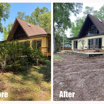 Dusty's Tree Service - Removal of over grown azaleas for a new landscape. - Tree Services Near Me - Dunnellon, Florida Dusty's Tree Service - Removal of over grown azaleas for a new landscape. - Tree Services Near Me - Dunnellon, Florida