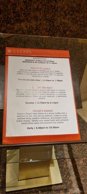 Oscar's @ Conrad Singapore Marina Bay by null