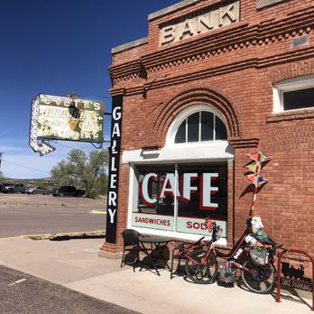 Evetts Cafe - Exterior: recycled/repurposed historical structure - Coffee & Tea Near Me - Magdalena, New Mexico
