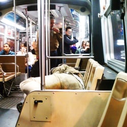 MUNI - 38 Geary - Smell cleared out the entire midsection of the bus.