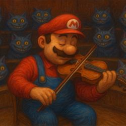Plumbit Services - Mario the plumber played beautiful music to the cheshire cats