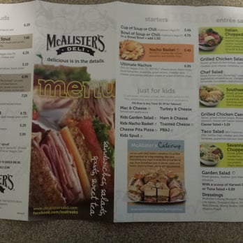 McAlister's Deli - Menu - Delis Near Me - Lawton, Oklahoma McAlister's Deli - Menu - Delis Near Me - Lawton, Oklahoma