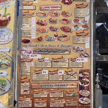 Tacos La Revancha - Menu - Mexican Near Me - Long Beach, California