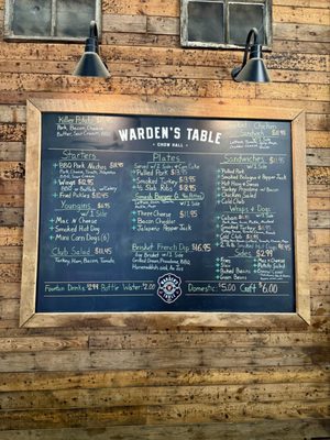Menu photo 1 Warden's Table Petros, TN Menu photo 1 Warden's Table Petros, TN