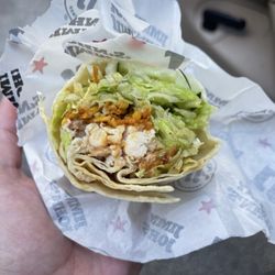 Jimmy John's - The actual, dry Thai wrap you get; barely sauced, no onions.