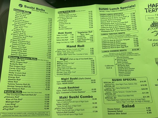 Menu photo 6 Happy Teriyaki 7 Tacoma, WA Menu photo 6 Happy Teriyaki 7 Tacoma, WA