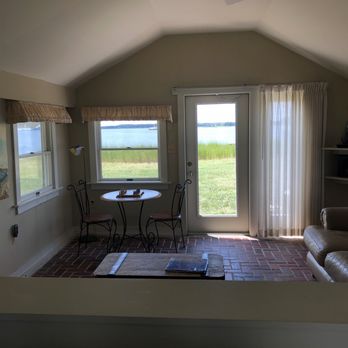 Sandaway Suites & Beach - View from entrance of house by the water - Hotels Near Me - Oxford, Maryland