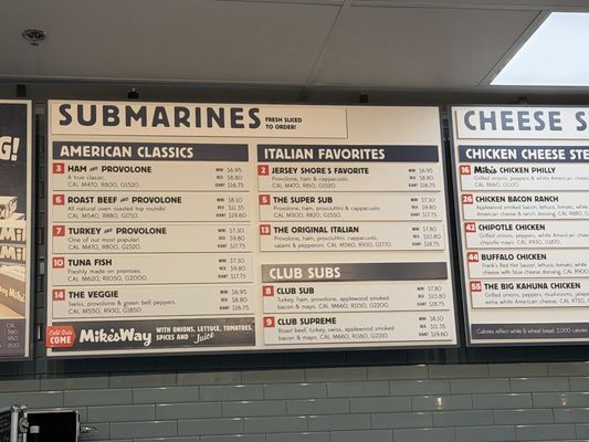 Menu photo 3 Jersey Mike's Subs Spring Branch, TX