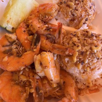 The Pineapple Exp - Shrimp Truck Stop (spicy garlic shrimp) - Bus Tours Near Me