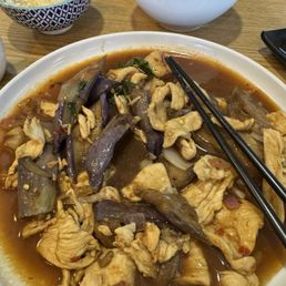 Chicken and eggplant Chicken and eggplant