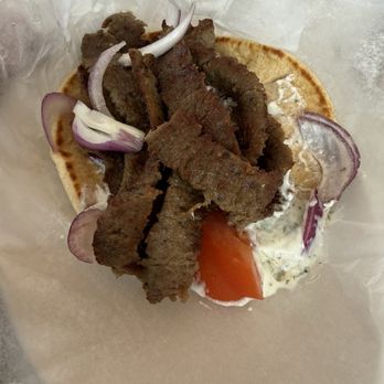 Spiro's Mediterranean Cuisine - Beef gyro - Mediterranean Near Me - La Jolla, California Spiro's Mediterranean Cuisine - Beef gyro - Mediterranean Near Me - La Jolla, California