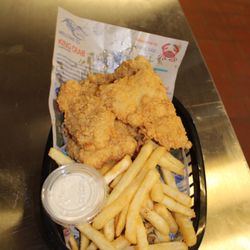 King Crab Cajun Seafood - Fried Fish Basket