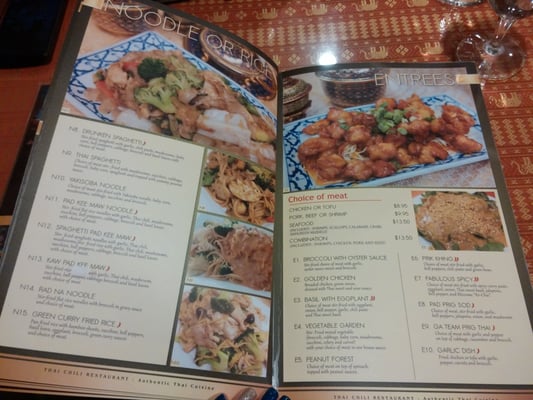 Menu photo 8 Thai Chili Reno, NV