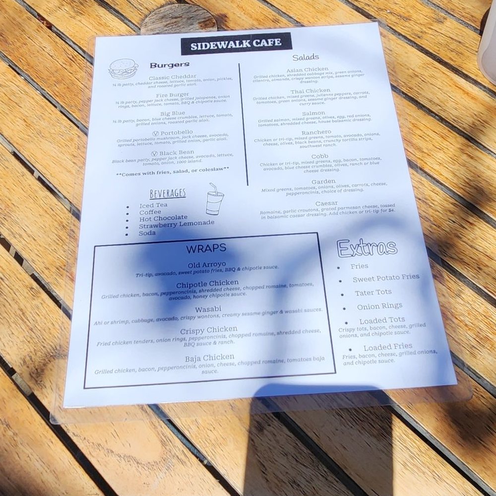 Sidewalk Cafe - Salad Near Me - Arroyo Grande, California