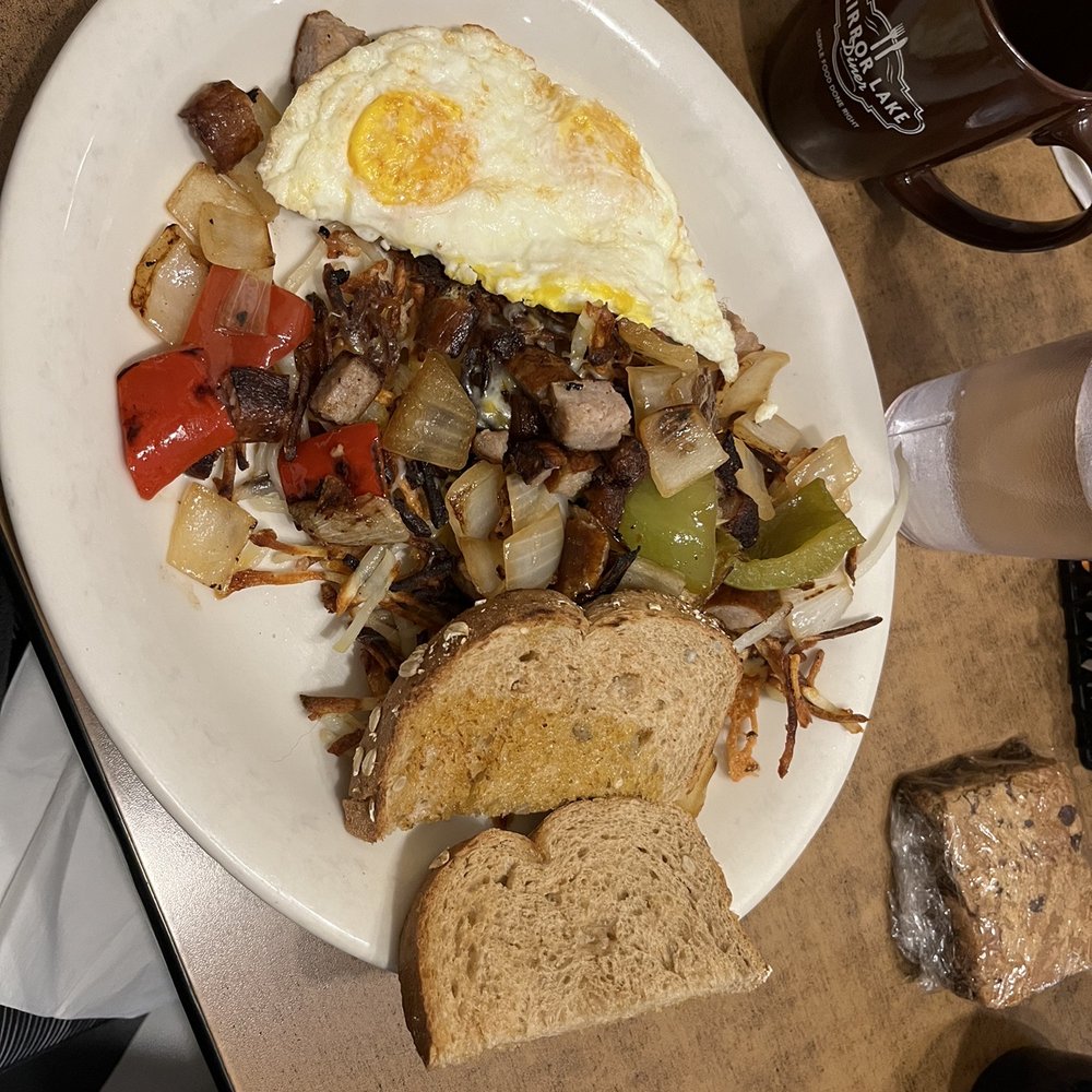 Mirror Lake Diner - Breakfast skillet - Diners Near Me - Kamas, Utah Mirror Lake Diner - Breakfast skillet - Diners Near Me - Kamas, Utah