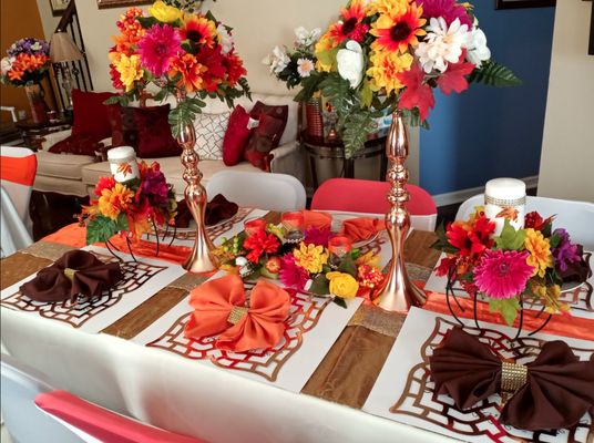 Fall Tapestry - We are a family-owned and operated business. Founded by Daniel and Alicia Winston in 2010. We offer delivery to 20 miles from 30349. Our address is 836 OAKVIEW TRCE, Atlanta, GA 30349.
We carry chairs, tables various sizes, table linen, charger plates and much more. Our specialty is baby showers, birthday, anniversary, corporate party, graduation and much much more. Fall Tapestry - We are a family-owned and operated business. Founded by Daniel and Alicia Winston in 2010. We offer delivery to 20 miles from 30349. Our address is 836 OAKVIEW TRCE, Atlanta, GA 30349.
We carry chairs, tables various sizes, table linen, charger plates and much more. Our specialty is baby showers, birthday, anniversary, corporate party, graduation and much much more.