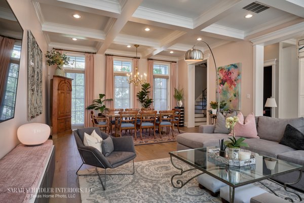 Eclectic in Houston Heights - This project was special and unique, because I was tasked with blending existing furniture and decor from my two amazing clients previous homes as well as source new pieces, custom window treatments, etc., to bring everything together beautifully for their first home together as a couple. Eclectic in Houston Heights - This project was special and unique, because I was tasked with blending existing furniture and decor from my two amazing clients previous homes as well as source new pieces, custom window treatments, etc., to bring everything together beautifully for their first home together as a couple.