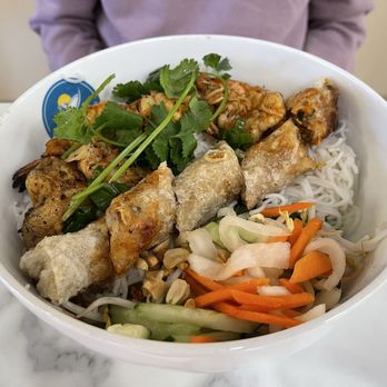 Pho 559 - #36 Vermicelli with Shrimp and Egg Rolls - Vietnamese Near Me - Boulder, Colorado