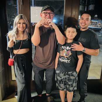 Omakase By Aung - Chef Aung took a photo with us right before we were getting ready to leave after dinner. - Sushi Bars Near Me - Honolulu, Hawaii Omakase By Aung - Chef Aung took a photo with us right before we were getting ready to leave after dinner. - Sushi Bars Near Me - Honolulu, Hawaii